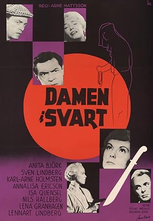 Damen i svart